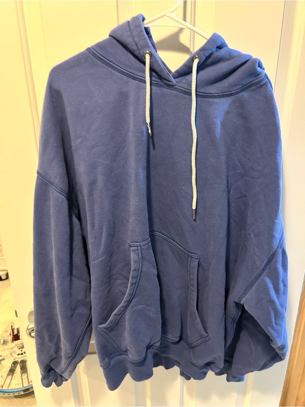 Free People Final Call Hoodie Blue - L